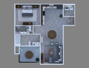 Residence 1 D104 D104 floor plan
